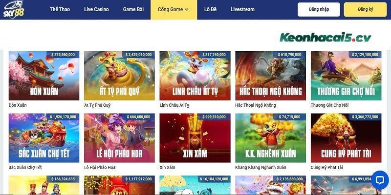 Slot game phong phú thể loại