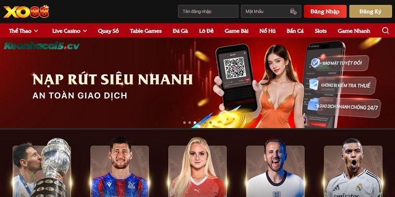 Người chơi hầu hết đều hài lòng với hệ thống nạp rút tại XO88