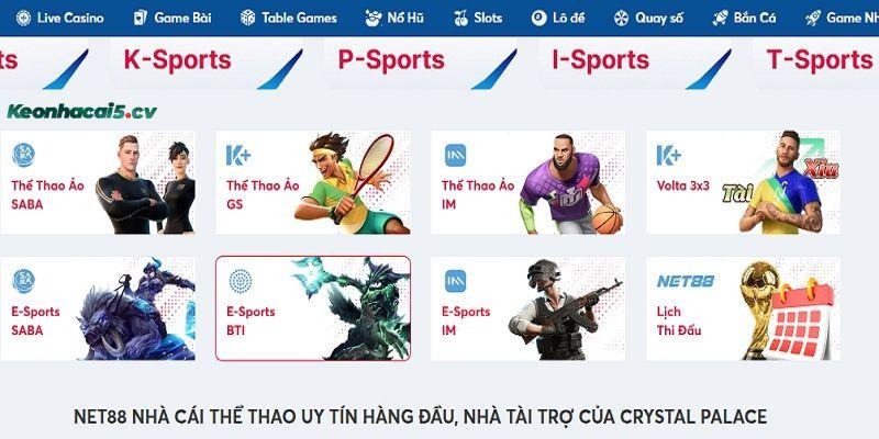 Giải trí cá cược trực tuyến an toàn và chất lượng tại NET88