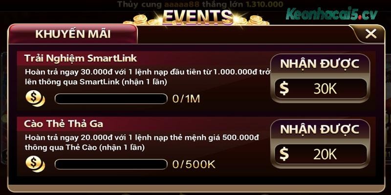 Khám phá các ưu đãi được cập nhật tại cổng game