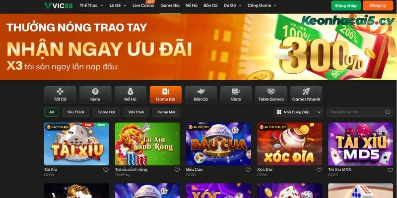 VIC88 thường xuyên tung ra nhiều chương trình ưu đãi hấp dẫn cho người tham gia
