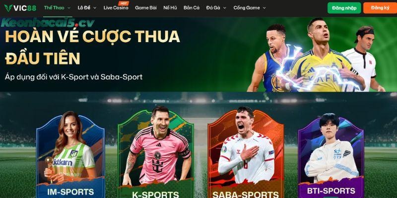 Cá cược thể thao tại nhà cái nổi bật với hơn 30 bộ môn thể thao khác nhau
