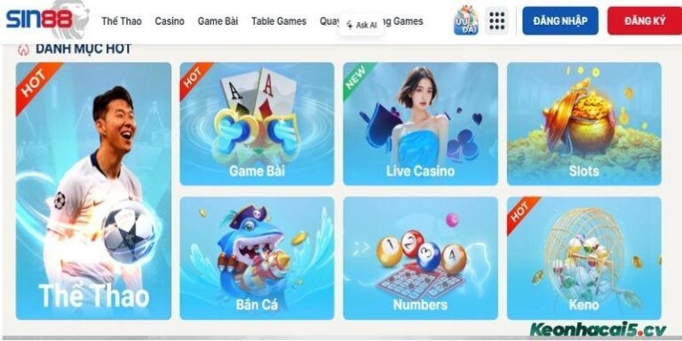 Hầu hết cược thủ đều hài lòng khi tham gia tại cổng game SIN88